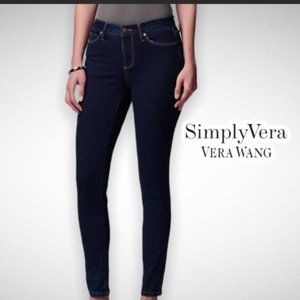 Simply Vera Wang Skinny Mid Rise Jeans Stretch